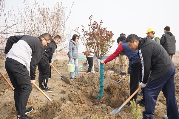 集团公司举行第十七届义务植树活动